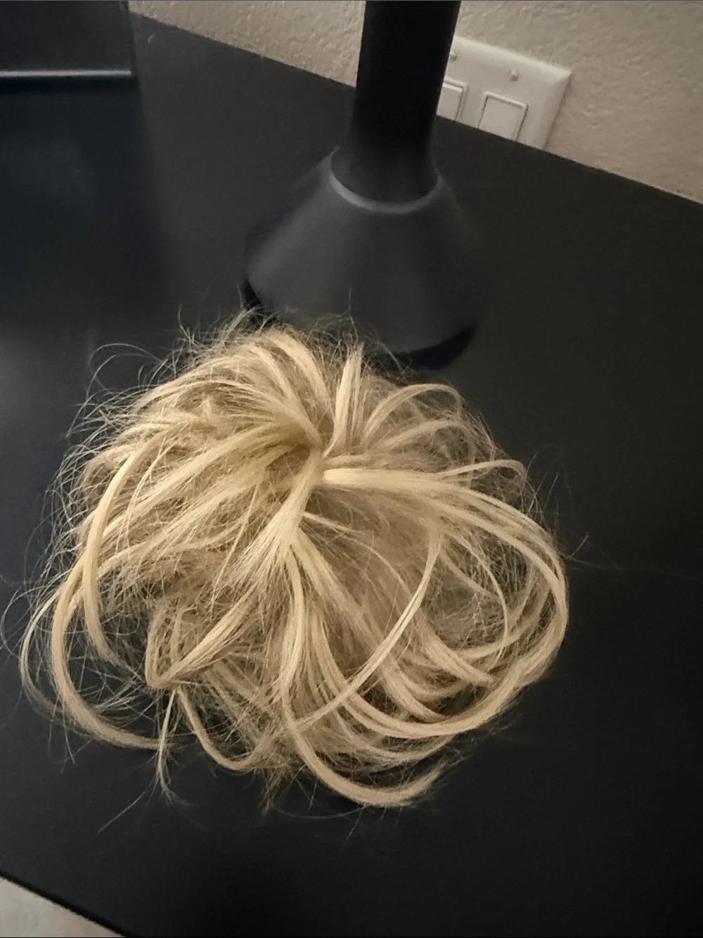 Blonde Clip-In Hairpiece - Natural Blonde Hair Bun